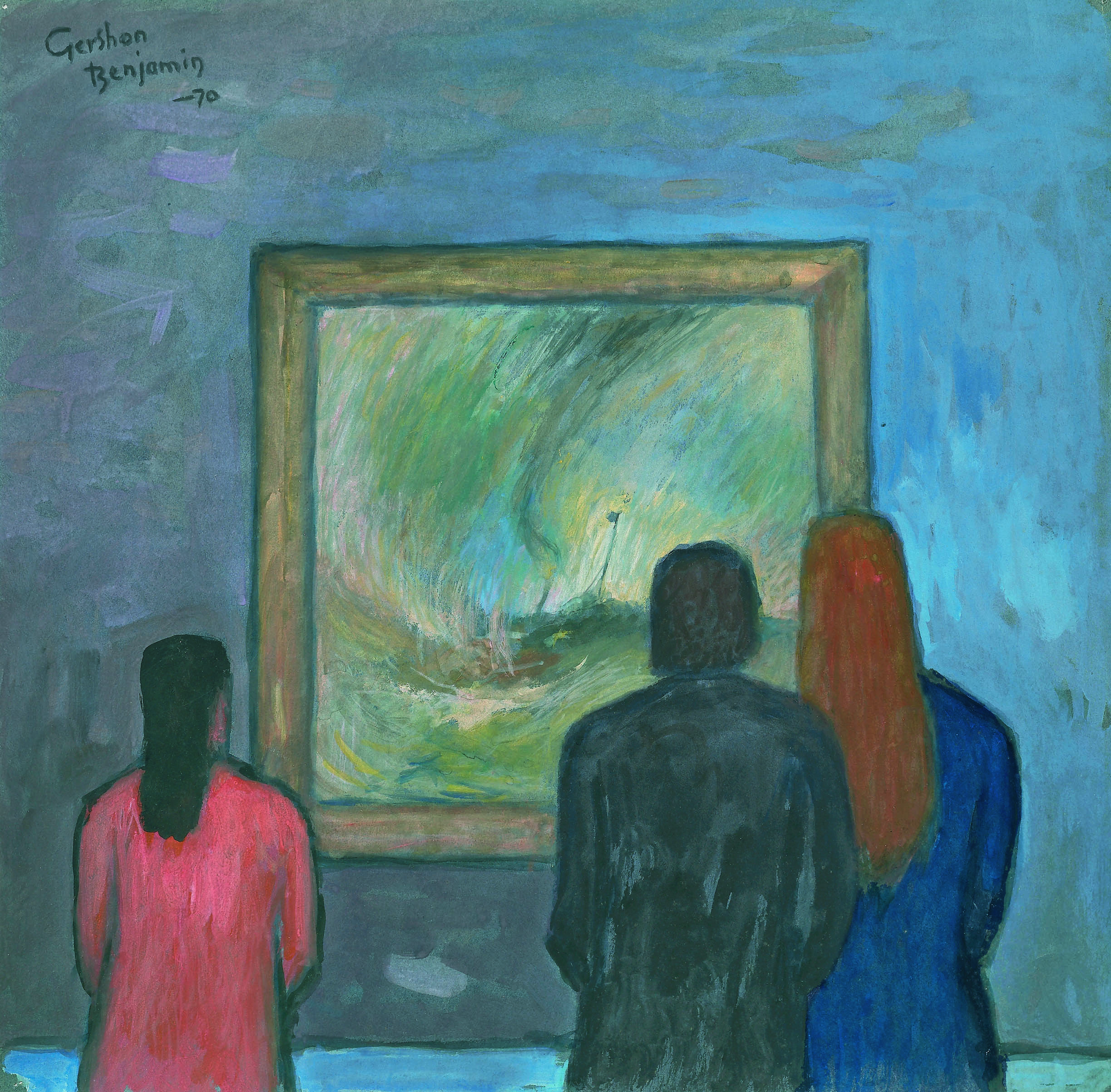 Turner Exhibition (Spectators at MoMA #3)